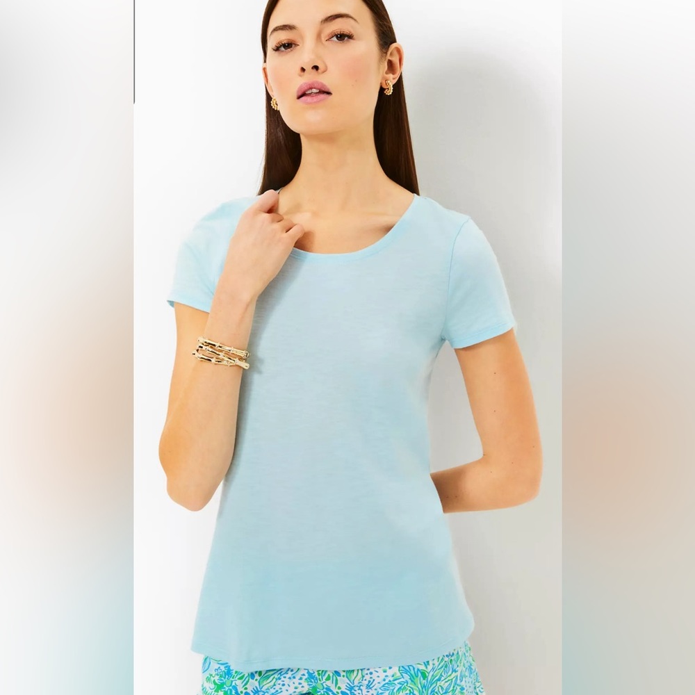 Lilly Pulitzer Etta Scoop Neck Top. Size small.